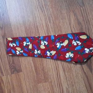 Snoopy Christmas lights tie
